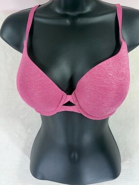 VICTORIA'S SECERT Women’s Pink Underwire Push-Up Bra 34DD